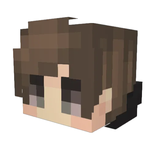 JOK3R21 Minecraft avatar head, 3D render