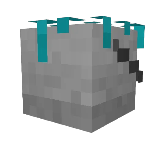 JOK3RBEAST Minecraft avatar head, 3D render