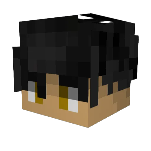 JOK3R_21 Minecraft avatar head, 3D render