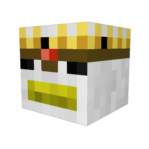 JOKER68436 Minecraft avatar head, 3D render
