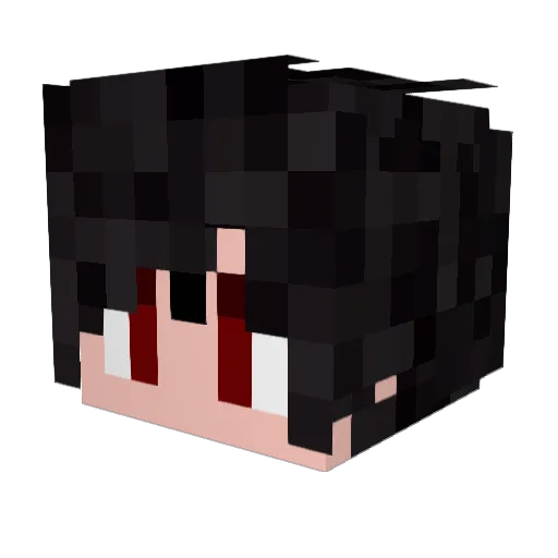 JON0LO Minecraft avatar head, 3D render