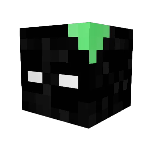 JONADKTDICH Minecraft avatar head, 3D render