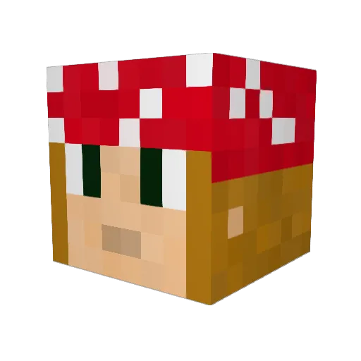 JONASBLEU01 Minecraft avatar head, 3D render