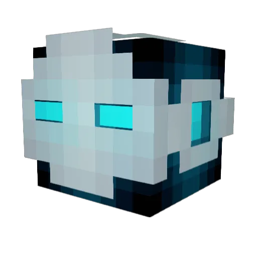JONI177 Minecraft avatar head, 3D render