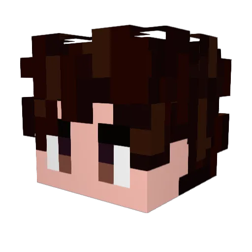 JONIP3R Minecraft avatar head, 3D render