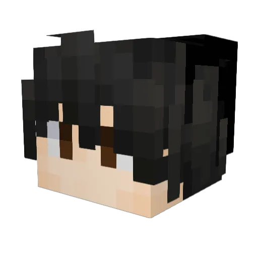 JONNY12138 Minecraft avatar head, 3D render