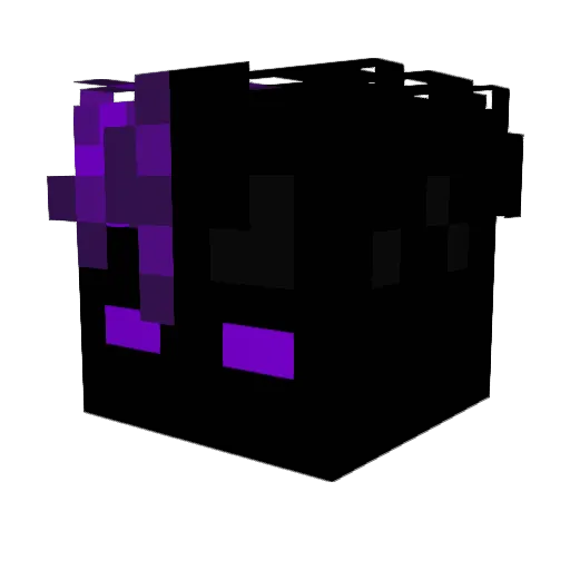 JOP1060 Minecraft avatar head, 3D render