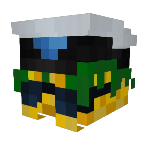 JORICK404 Minecraft avatar head, 3D render