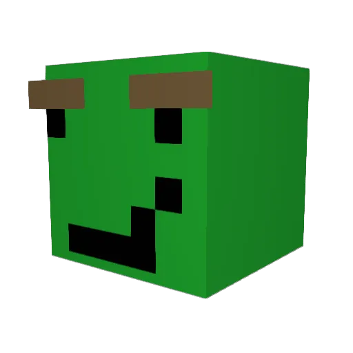 JORJOX346 Minecraft avatar head, 3D render