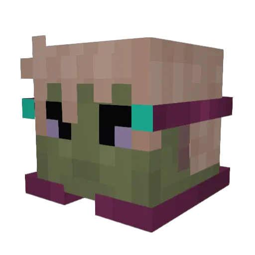 JOSHOWO Minecraft avatar head, 3D render
