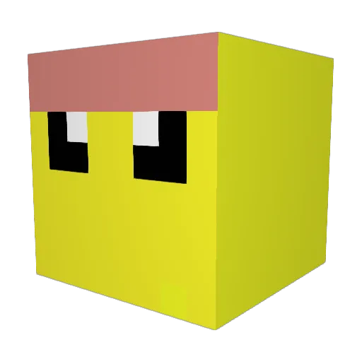 JOSHTHESAMURI Minecraft avatar head, 3D render