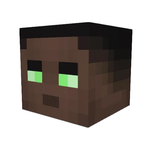 JOSHUAHENDERSON Minecraft avatar head, 3D render