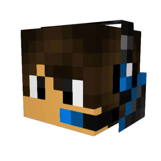 JOSIXX11 Minecraft avatar head, 3D render