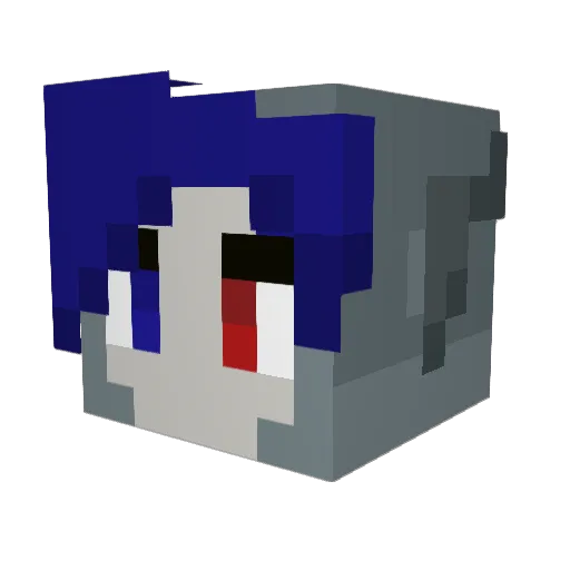 JOSTARRRR Minecraft avatar head, 3D render