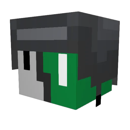 JOTAPEGAYMEPLEIS Minecraft avatar head, 3D render