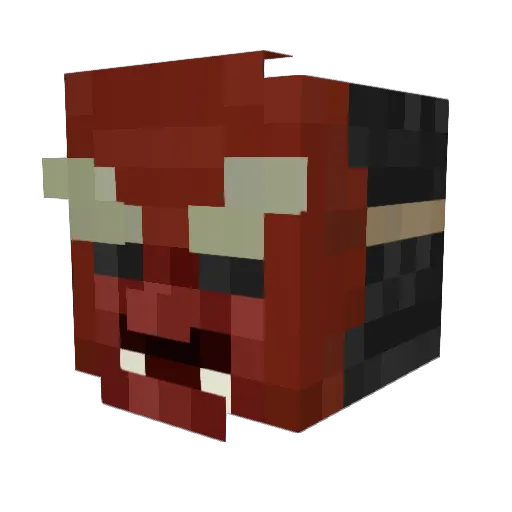 JOVI_TheFrost Minecraft avatar head, 3D render