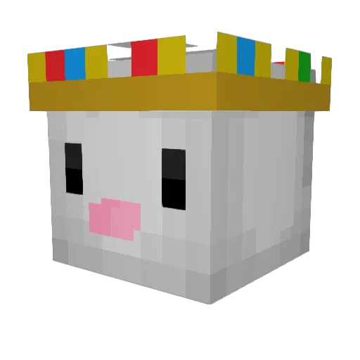 JOYOMAT Minecraft avatar head, 3D render