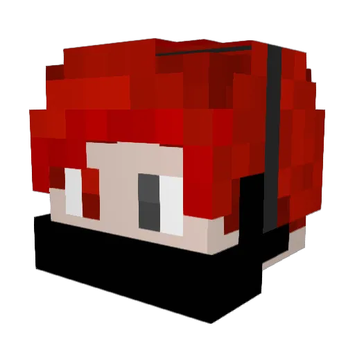 JO_Beacon Minecraft avatar head, 3D render