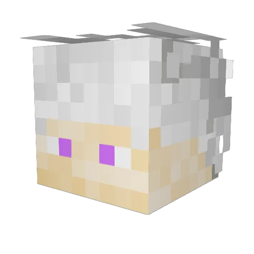 JOjoNASIS Minecraft avatar head, 3D render