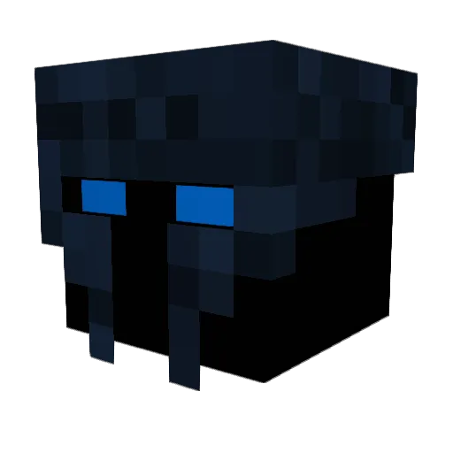 JP0861 Minecraft avatar head, 3D render