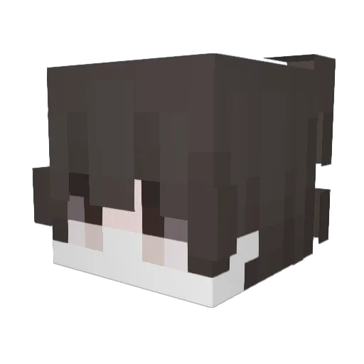 JP6S Minecraft avatar head, 3D render