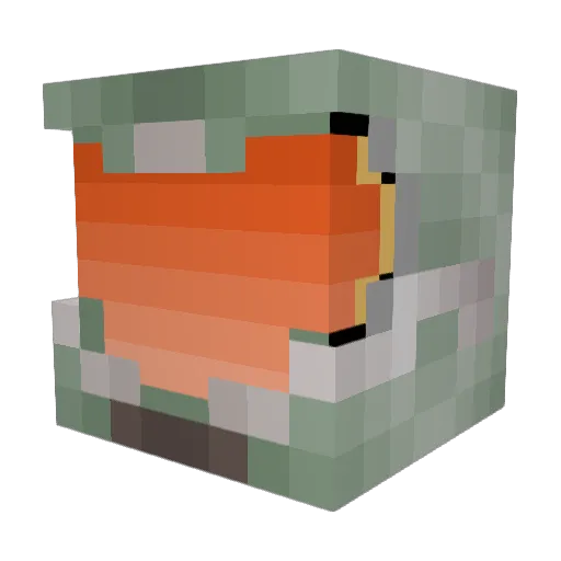 JP9K Minecraft avatar head, 3D render