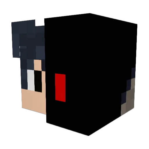 JPASCA Minecraft avatar head, 3D render