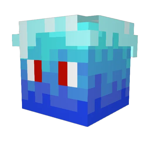 JPITUFO Minecraft avatar head, 3D render