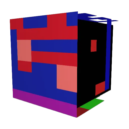 JPNightHawk Minecraft avatar head, 3D render