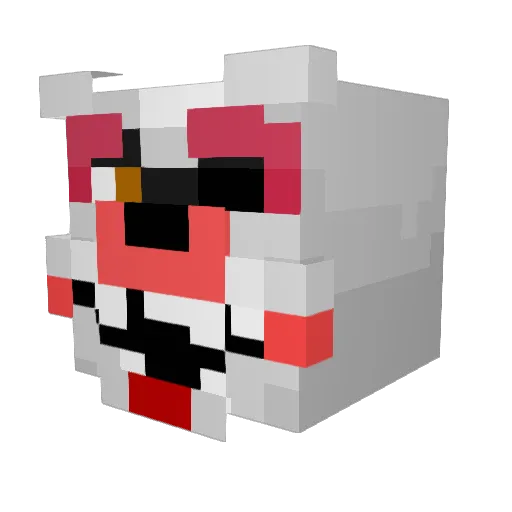 JPPalermo Minecraft avatar head, 3D render