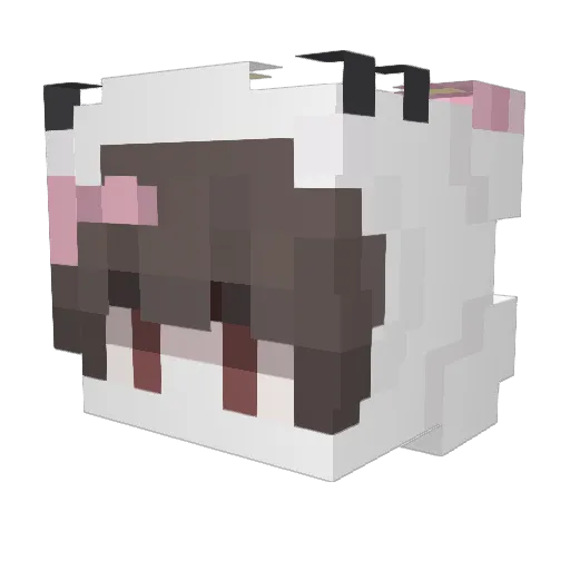 JPS5 Minecraft avatar head, 3D render