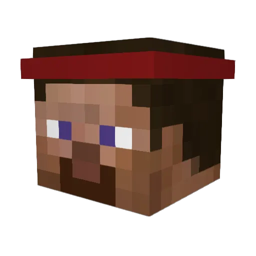JPSGamer007 Minecraft avatar head, 3D render