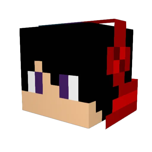 JP_Crafter Minecraft avatar head, 3D render