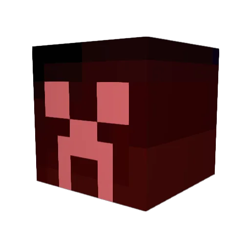 JPaintz Minecraft avatar head, 3D render
