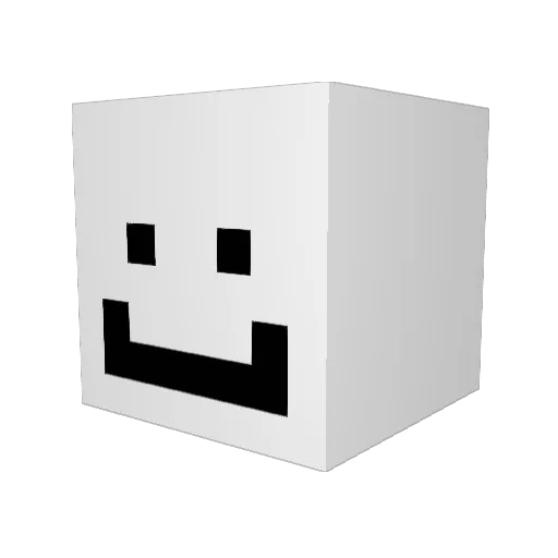 JPan116 Minecraft avatar head, 3D render