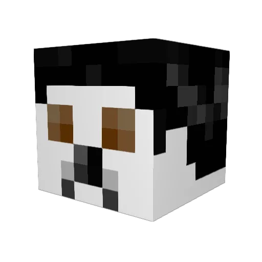 JPannell32 Minecraft avatar head, 3D render