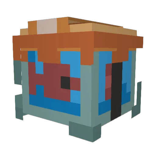 JPatt869 Minecraft avatar head, 3D render
