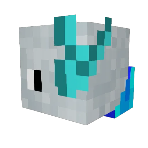 JPepperoni Minecraft avatar head, 3D render