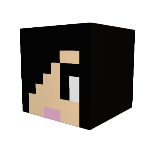 JQCruz Minecraft avatar head, 3D render
