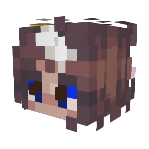 JQEW Minecraft avatar head, 3D render