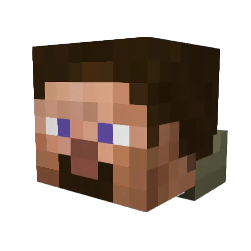 JRDead Minecraft avatar head, 3D render