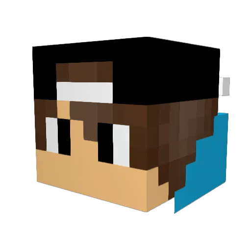 JRMgamer Minecraft avatar head, 3D render