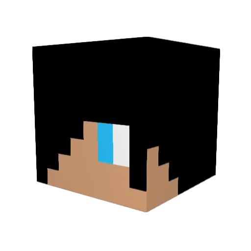 JROD26 Minecraft avatar head, 3D render