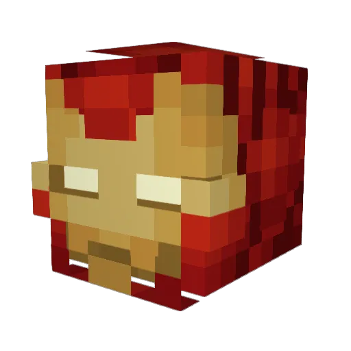 JRRilliteracy Minecraft avatar head, 3D render