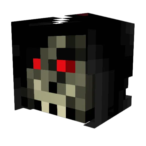 JR_01 Minecraft avatar head, 3D render
