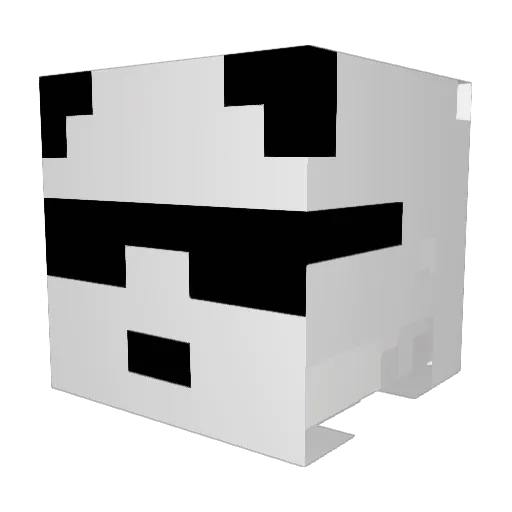 JR_miner Minecraft avatar head, 3D render