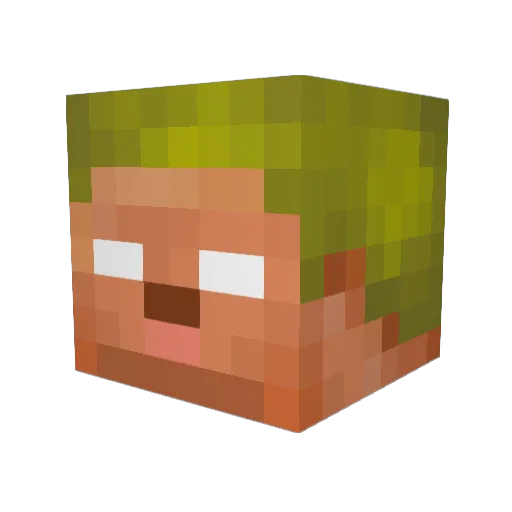 JRadmore Minecraft avatar head, 3D render