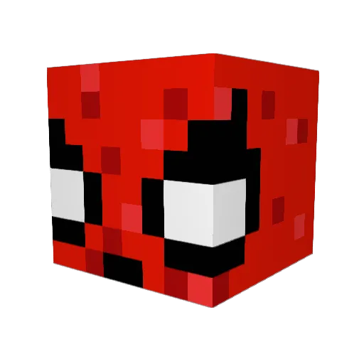 JRamrezZ Minecraft avatar head, 3D render