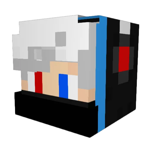 JRaze1 Minecraft avatar head, 3D render