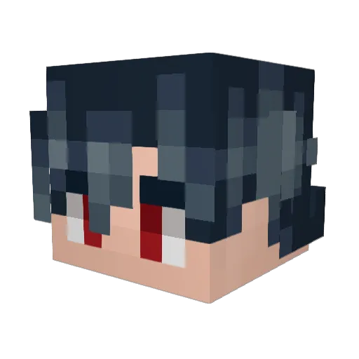JRickSenpai Minecraft avatar head, 3D render